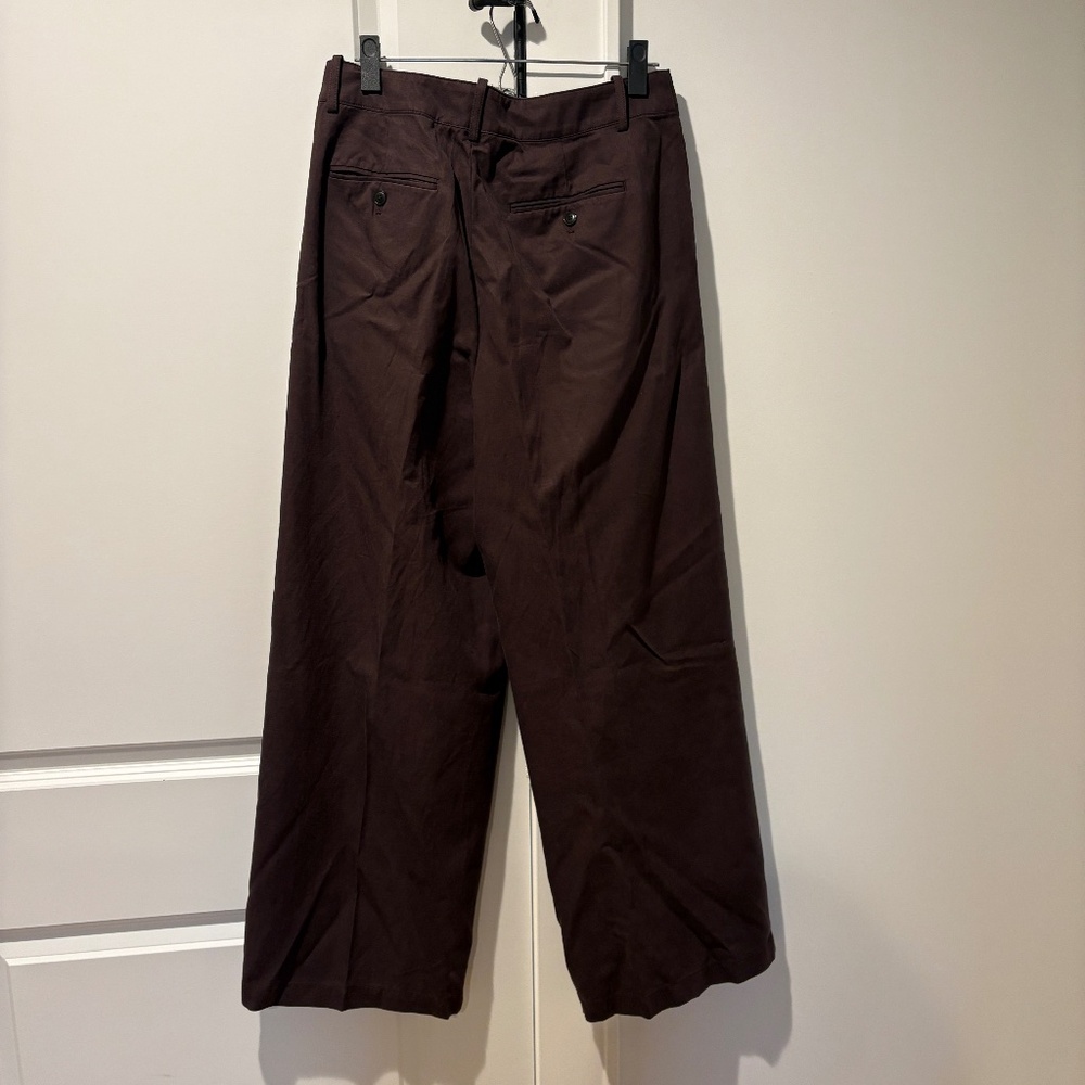 Madewell Harlow Wide-Leg Trousers in Drapey Twill - Picture 3 of 4